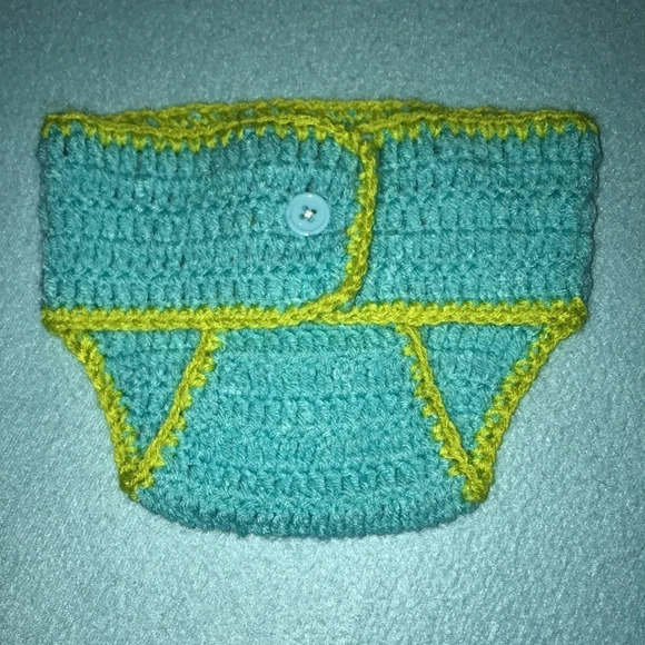 CROCHETED diaper cover - Picture 1 of 3